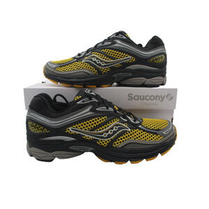 Saucony Progrid Omni 9 Shoes Mens Sz 10.5 Gold Carbon Running Athletic S70739-66